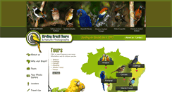 Desktop Screenshot of birdingbraziltours.com